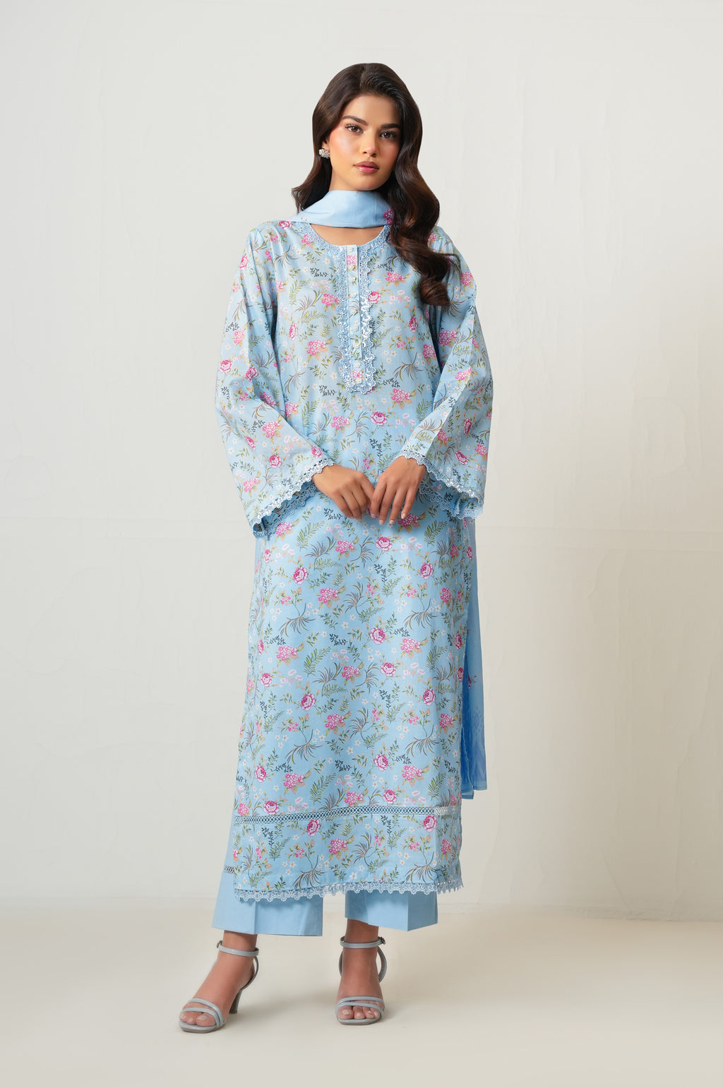 UNSTITCHED PRINTED SUIT
