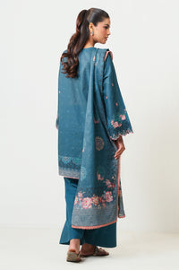 Unstitched 3 Piece Digital Printed Lawn Suit