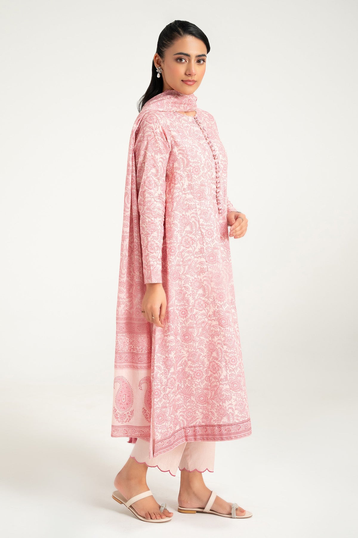 Unstitched 3 Piece Digital Suit