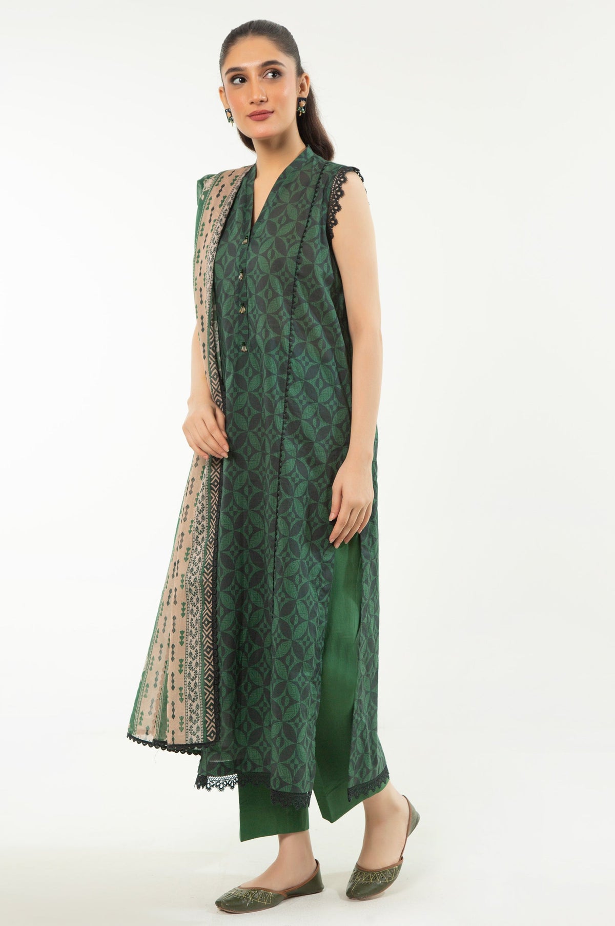 UNSTITCHED 3 PIECE SUIT