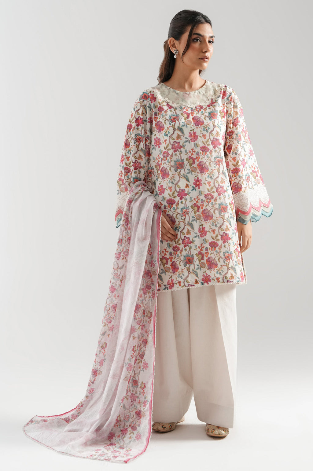 UNSTITCHED PRINTED SUIT