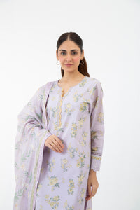 PRINTED CAMBRIC UNSTITCHED 3 PIECE SUIT