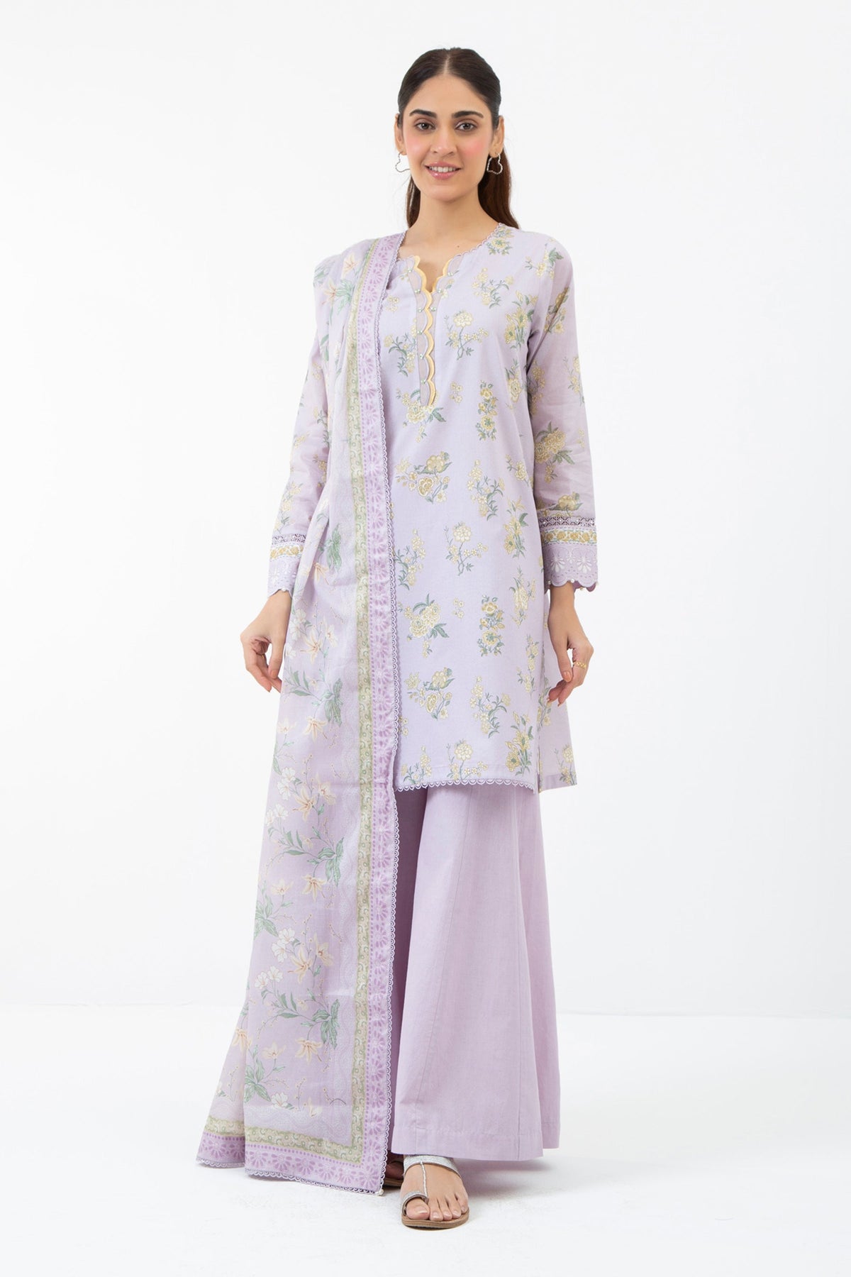 UNSTITCHED 3 PIECE SUIT