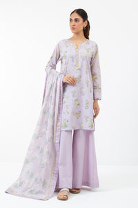 PRINTED CAMBRIC UNSTITCHED 3 PIECE SUIT