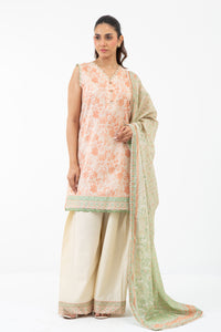 PRINTED CAMBRIC UNSTITCHED 3 PIECE SUIT