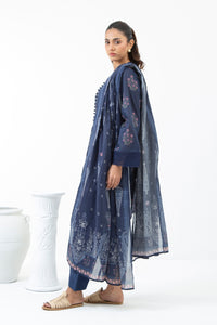 PRINTED CAMBRIC UNSTITCHED 3 PIECE SUIT