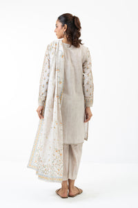 EMBROIDERED LAWN UNSTITCHED 3 PIECE SUIT