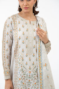 EMBROIDERED LAWN UNSTITCHED 3 PIECE SUIT