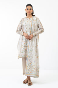 EMBROIDERED LAWN UNSTITCHED 3 PIECE SUIT