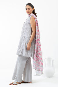 PRINTED LAWN UNSTITCHED 3 PIECE SUIT