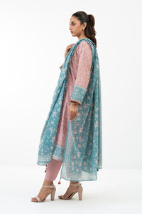 PRINTED LAWN UNSTITCHED 3 PIECE SUIT