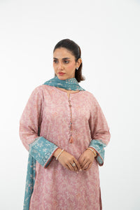 PRINTED LAWN UNSTITCHED 3 PIECE SUIT