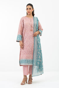 PRINTED LAWN UNSTITCHED 3 PIECE SUIT