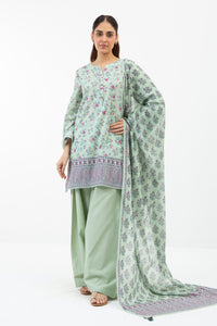 PRINTED LAWN UNSTITCHED 3 PIECE SUIT