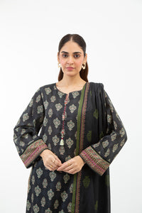 PRINTED LAWN UNSTITCHED 3 PIECE SUIT
