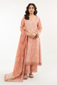 UNSTITCHED EMBROIDERED SUIT