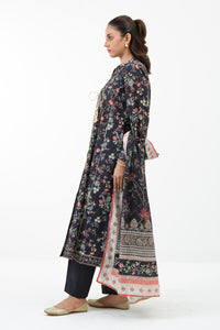PRINTED JACQUARD UNSTITCHED 3 PIECE SUIT