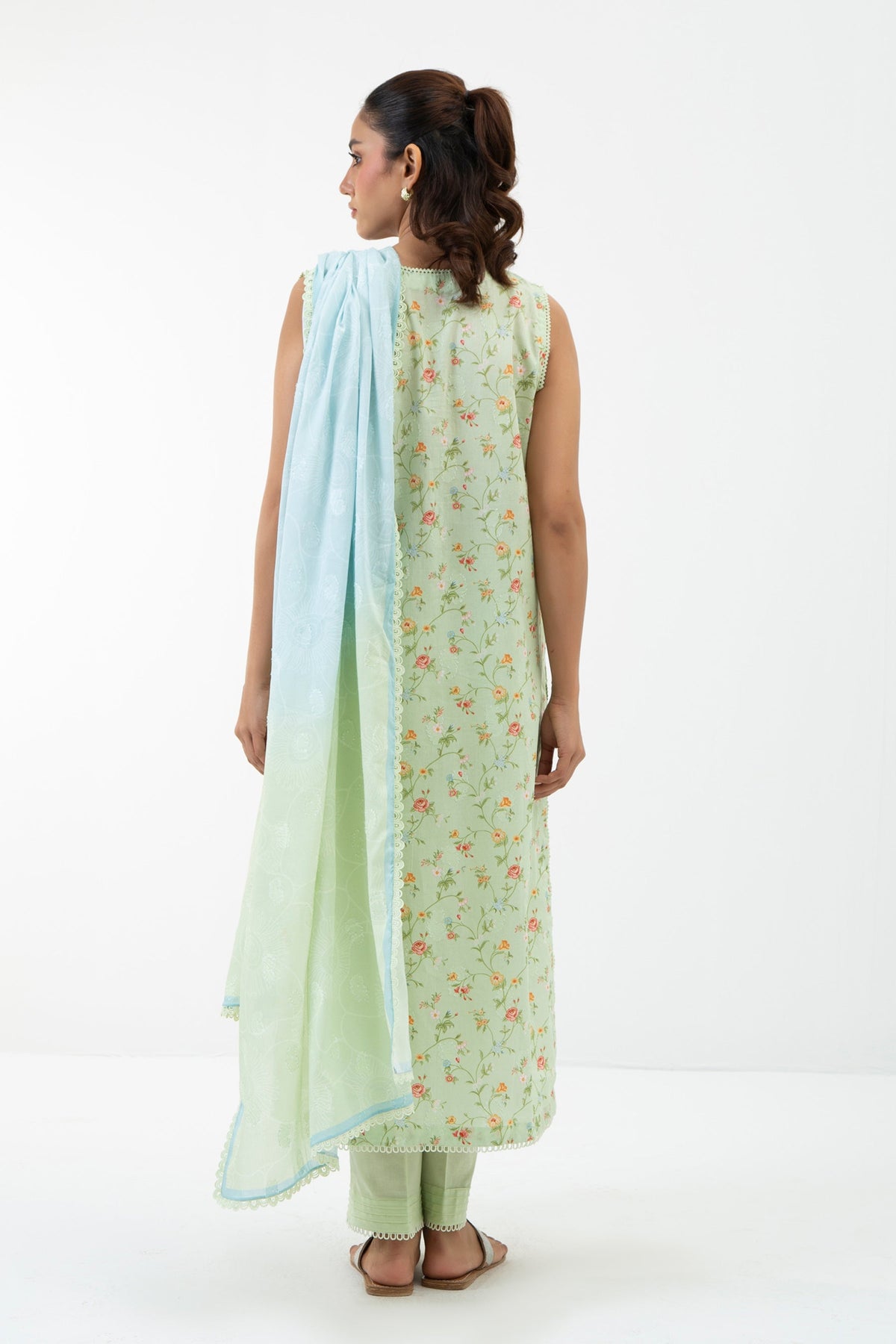 JACQUARD UNSTITCHED 3 PIECE SUIT
