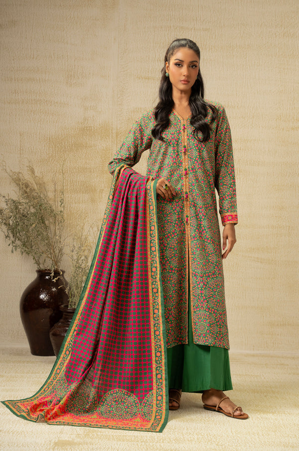 UNSTITCHED DIGITAL PRINTED SUIT