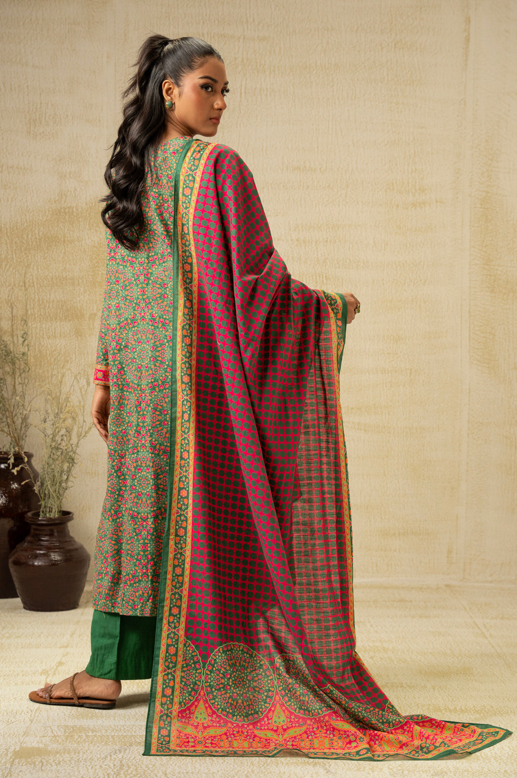 UNSTITCHED DIGITAL PRINTED SUIT