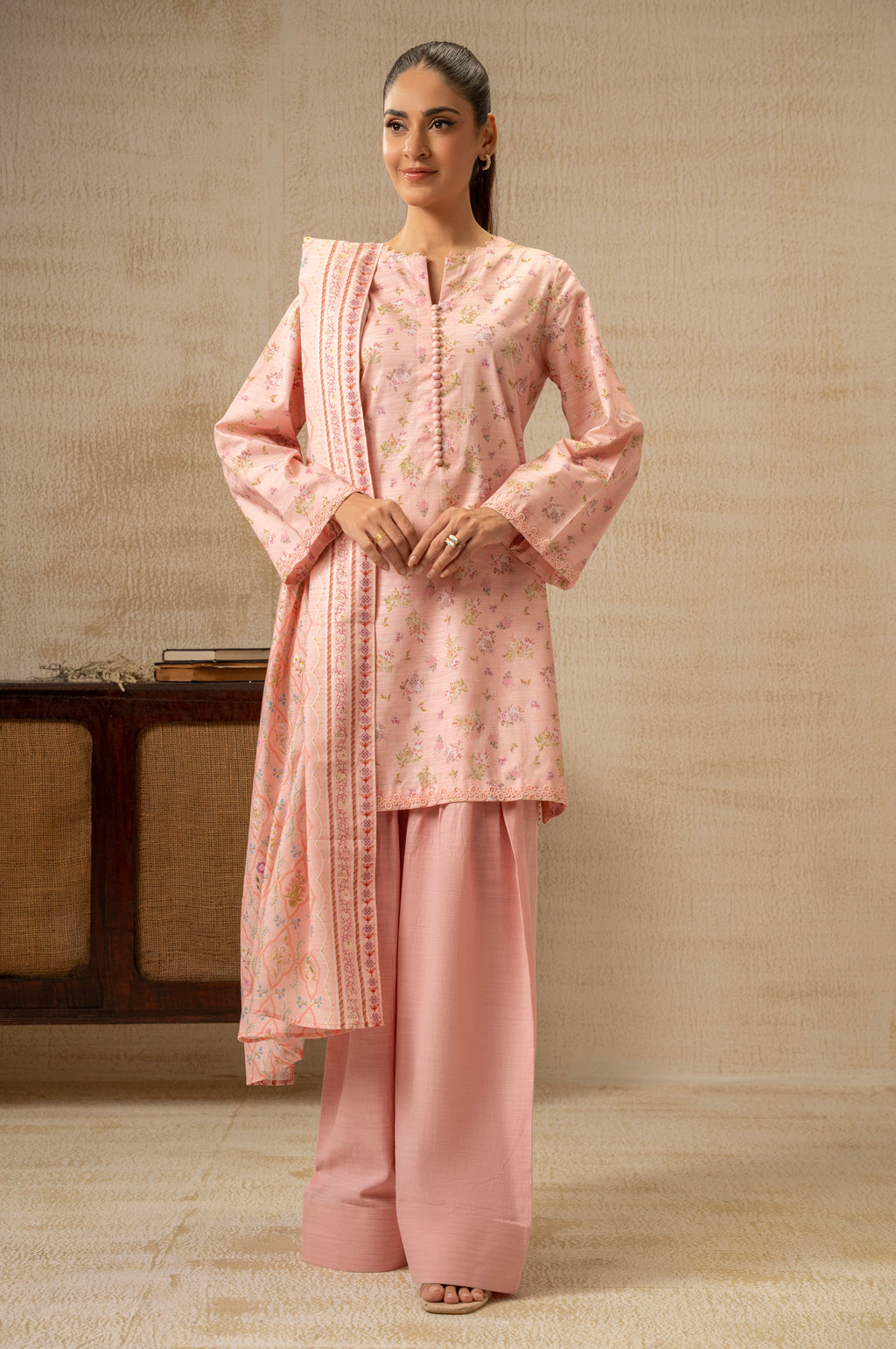 UNSTITCHED DIGITAL PRINTED SUIT