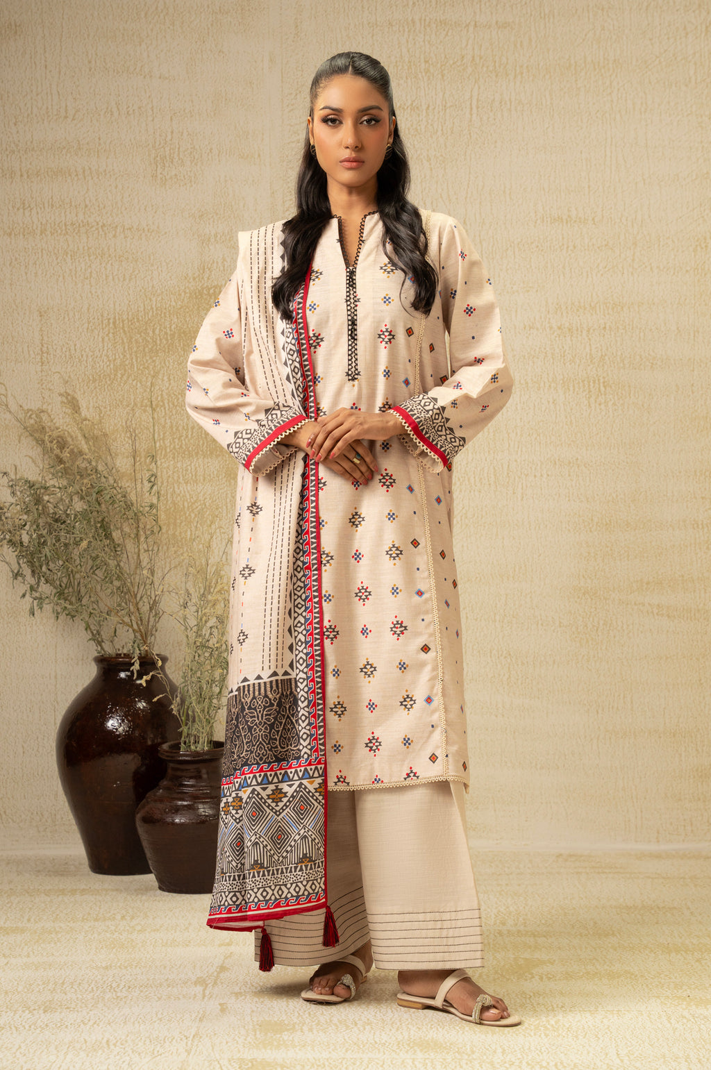 UNSTITCHED DIGITAL PRINTED SUIT