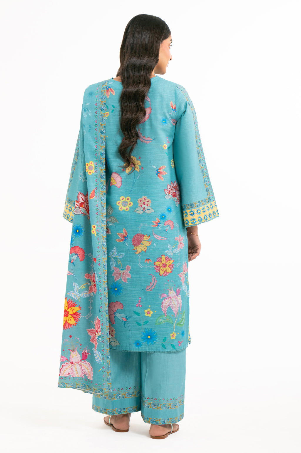 UNSTITCHED DIGITAL PRINTED SUIT