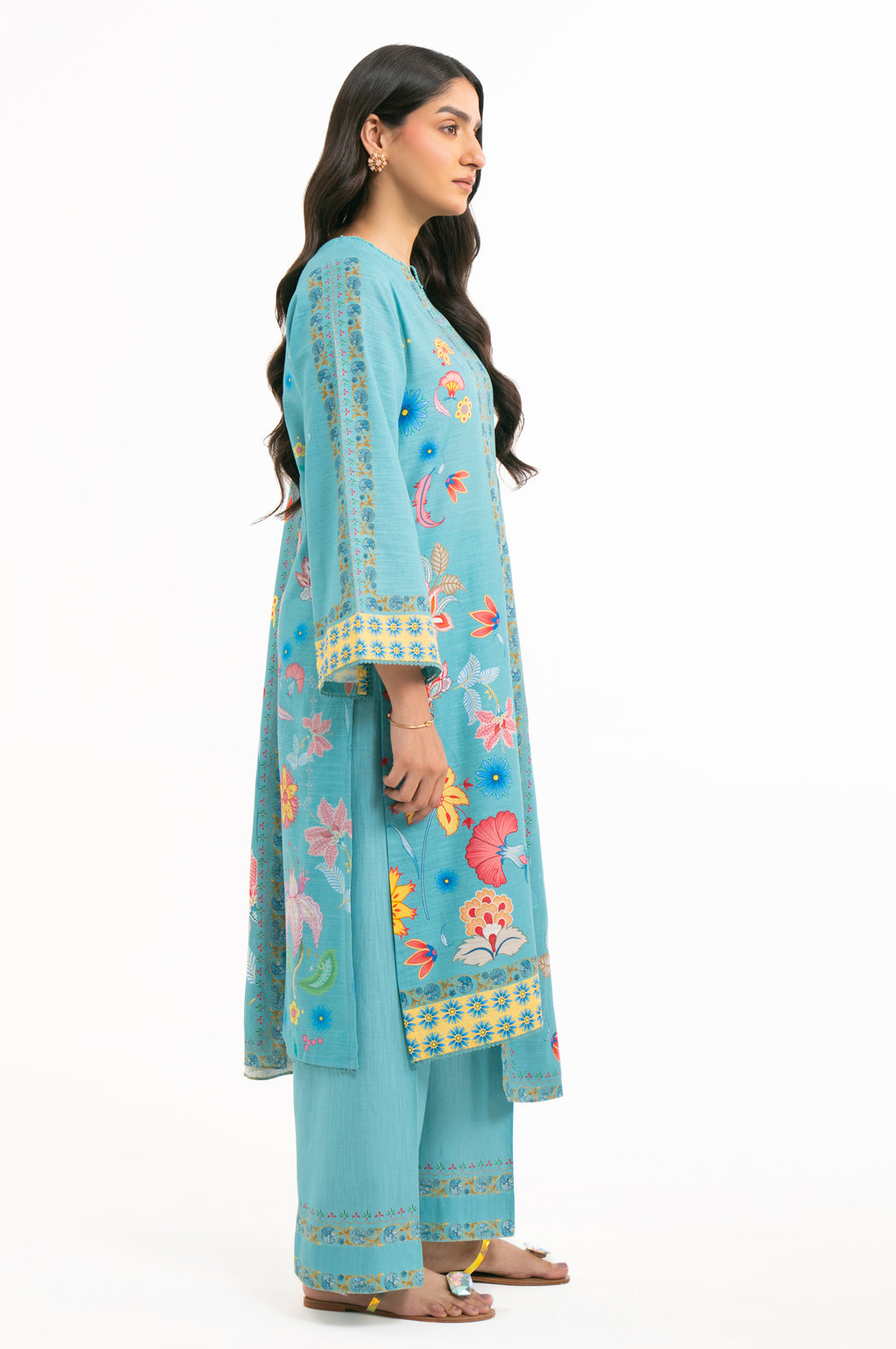 UNSTITCHED DIGITAL PRINTED SUIT