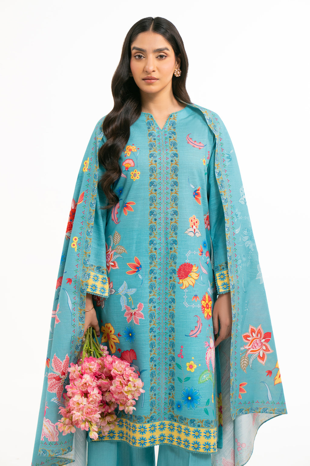 UNSTITCHED DIGITAL PRINTED SUIT