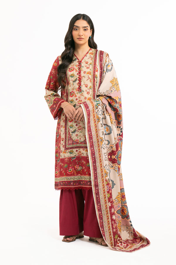 UNSTITCHED DIGITAL PRINTED SUIT