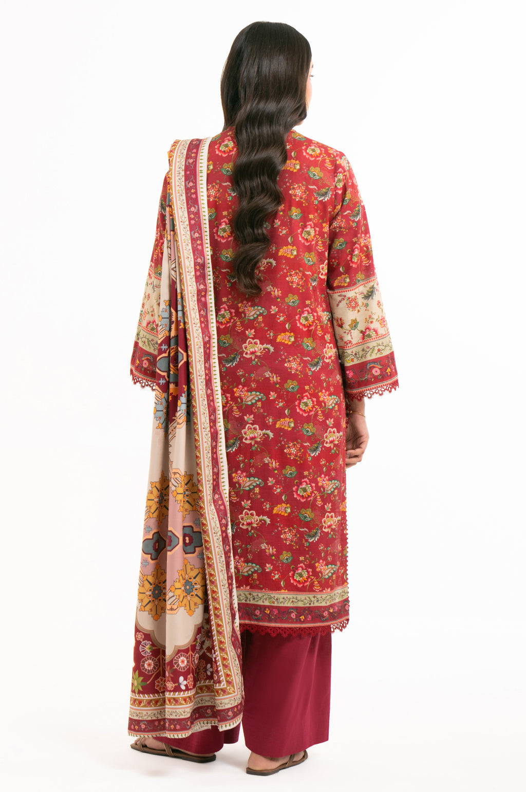 UNSTITCHED DIGITAL PRINTED SUIT