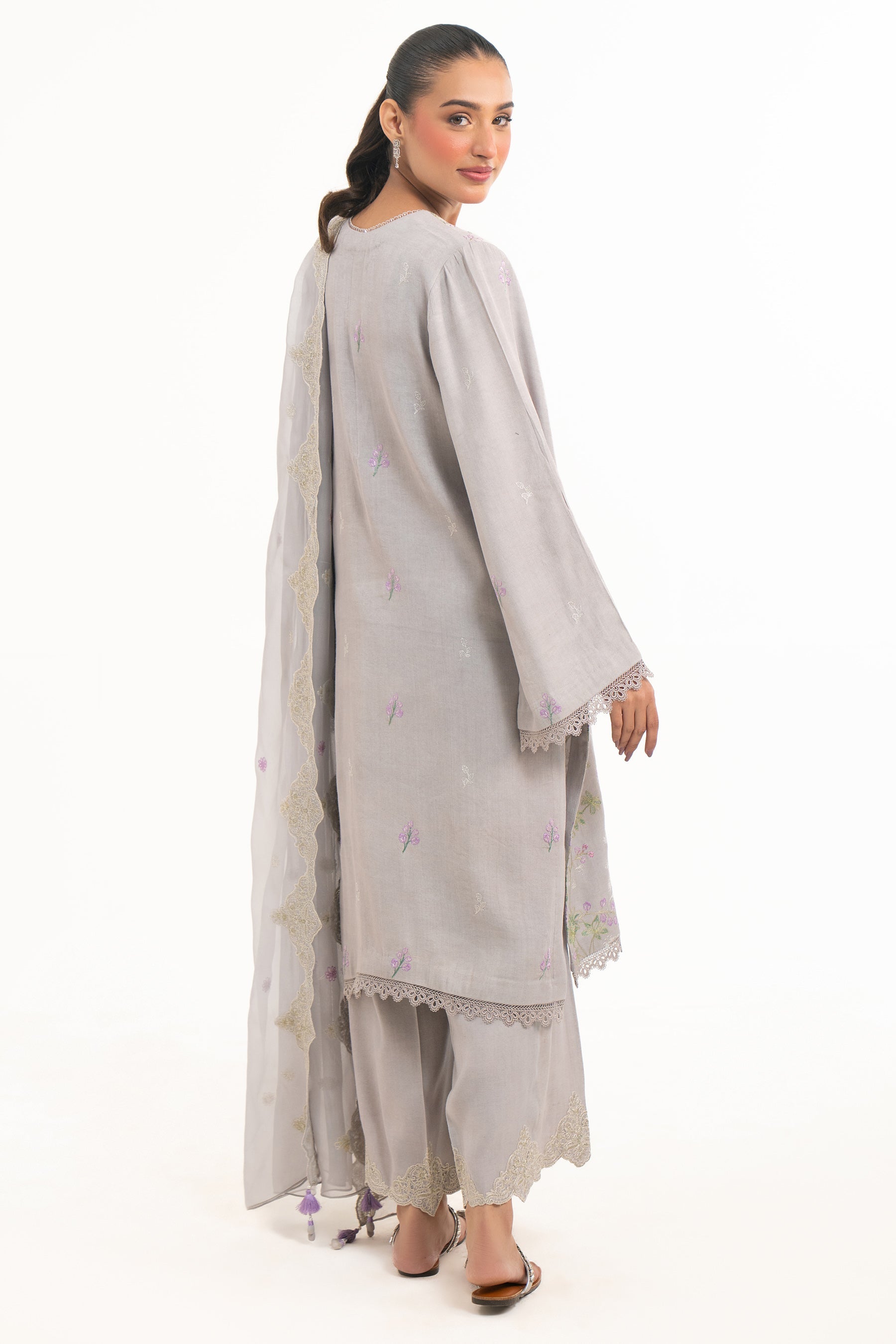 UNSTITCHED EMBROIDERED SUIT (FACTORY E-OUTLET)