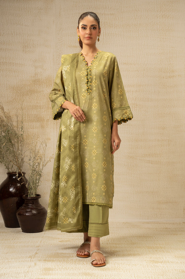 UNSTITCHED DIGITAL PRINTED SUIT