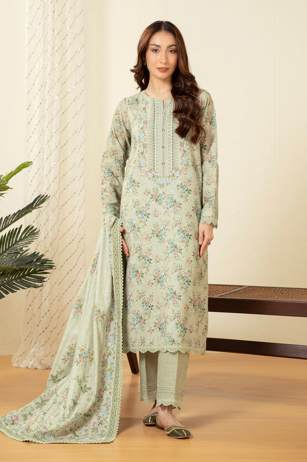 UNSTITCHED PRINTED SUIT