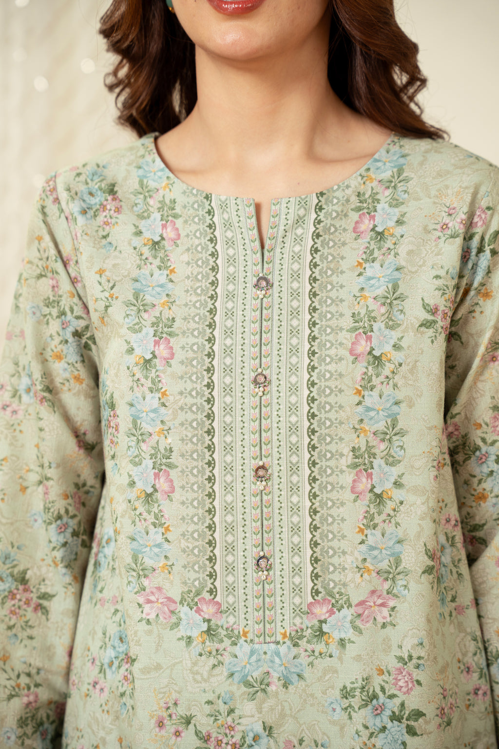 UNSTITCHED PRINTED SUIT