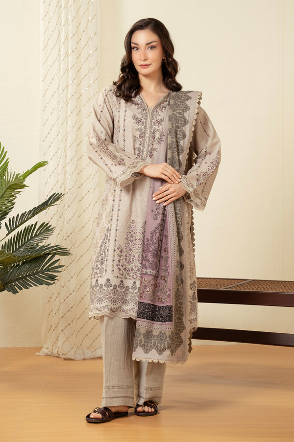 UNSTITCHED PRINTED SUIT