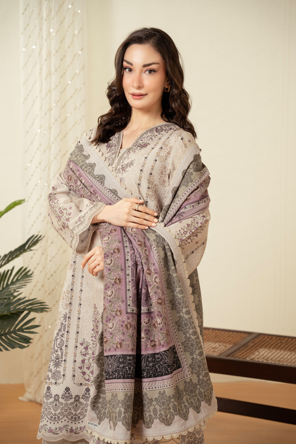 UNSTITCHED PRINTED SUIT