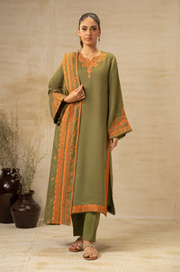 UNSTITCHED EMBROIDERED SUIT