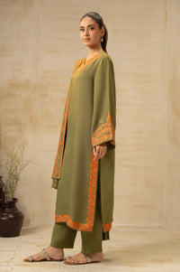 UNSTITCHED EMBROIDERED SUIT