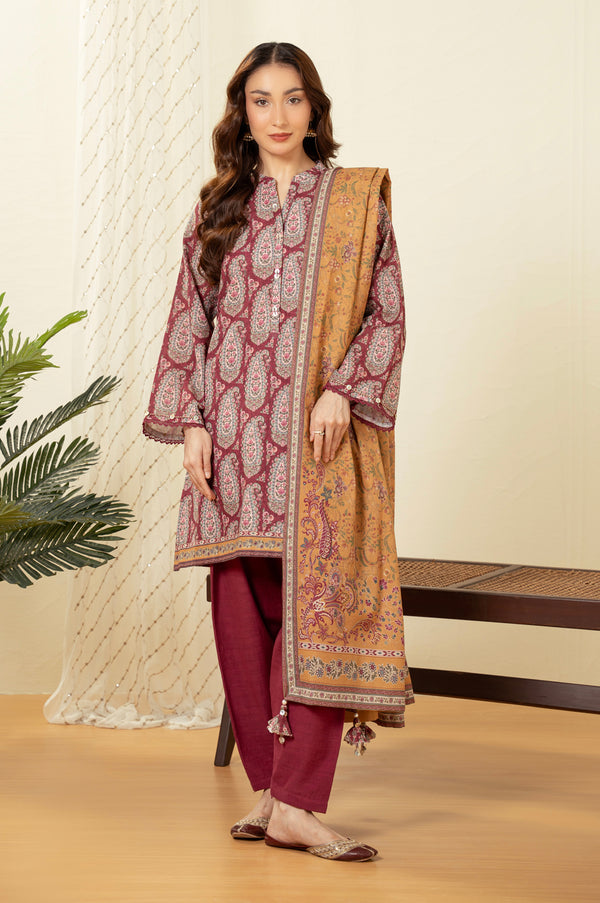 UNSTITCHED PRINTED SUIT