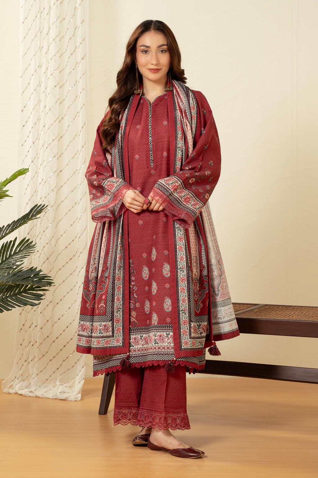 UNSTITCHED PRINTED SUIT