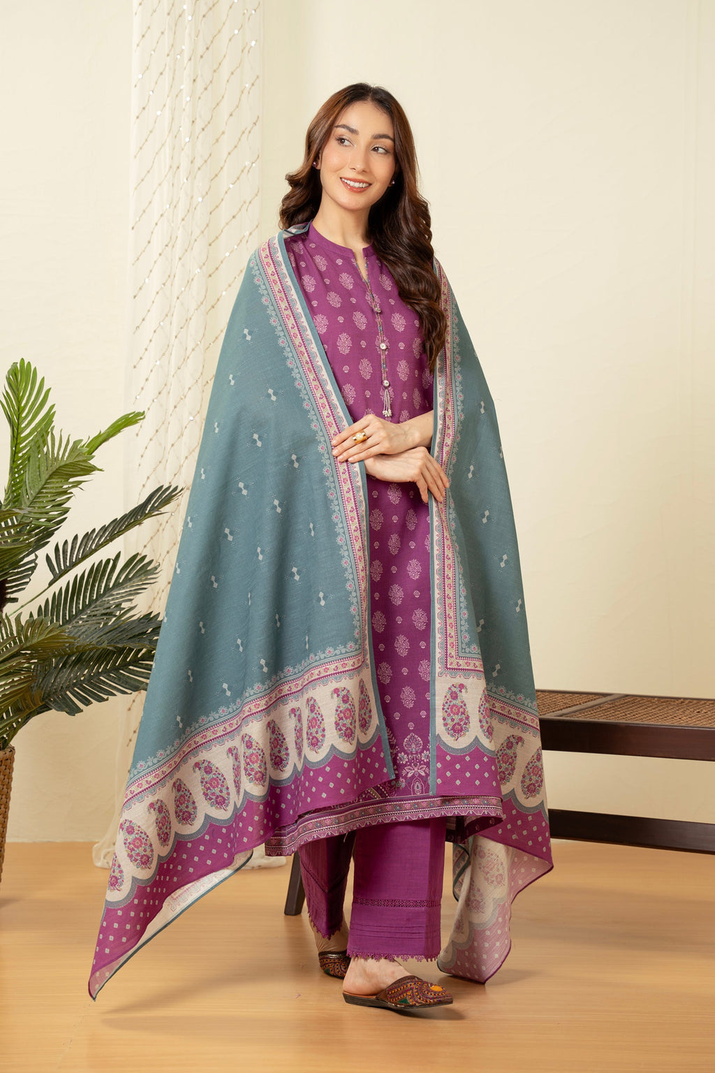 UNSTITCHED PRINTED SUIT (FACTORY E-OUTLET)