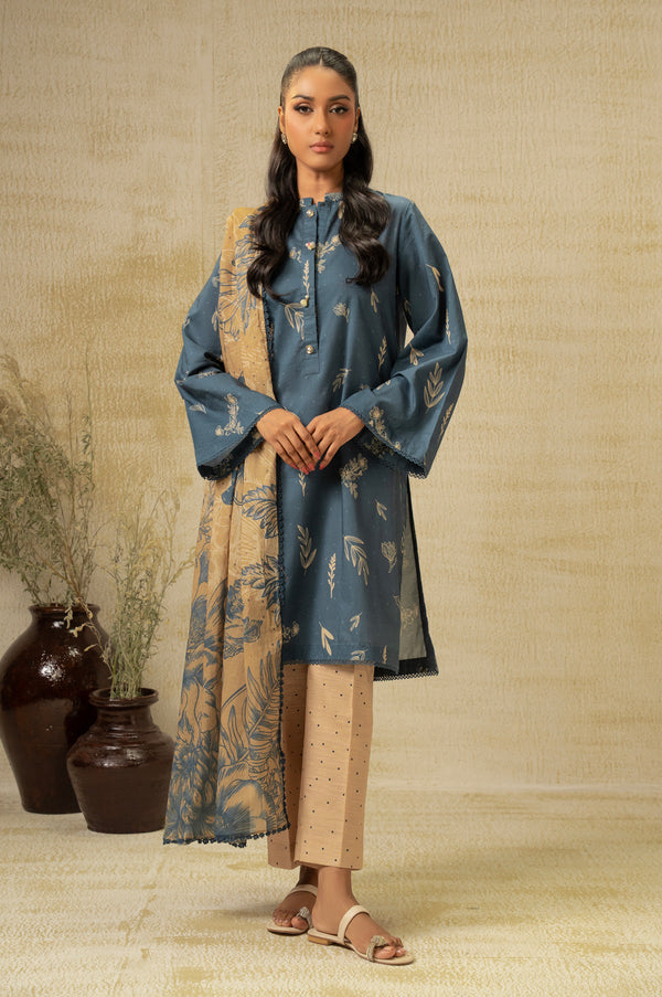 UNSTITCHED DIGITAL PRINTED SUIT
