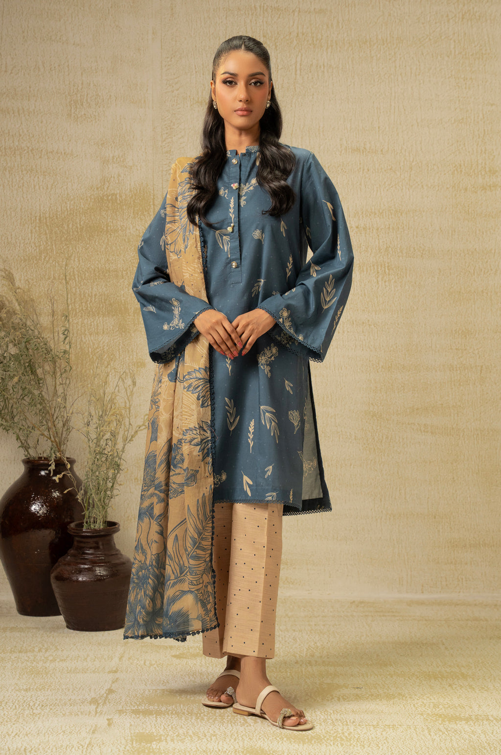 UNSTITCHED DIGITAL PRINTED SUIT