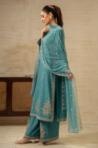 EMBROIDERED KHADDAR UNSTITCHED SHIRT BOTTOM