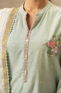 UNSTITCHED EMBROIDERED SUIT