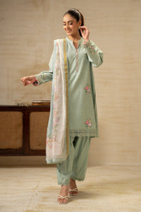 UNSTITCHED EMBROIDERED SUIT
