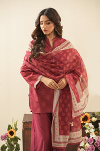 PRINTED LAWN UNSTITCHED 3 PIECE SUIT