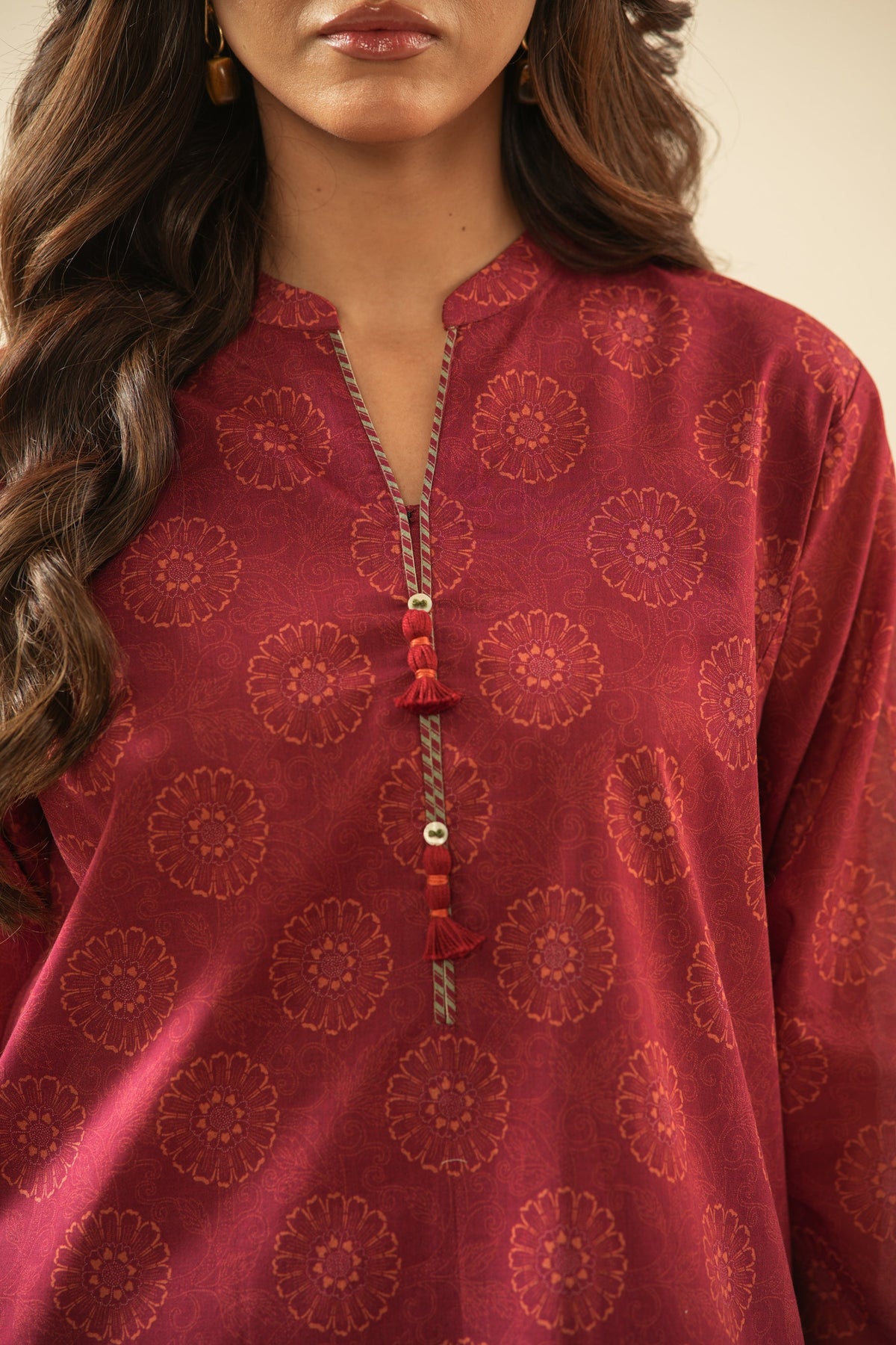 PRINTED LAWN UNSTITCHED 3 PIECE SUIT