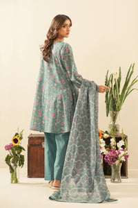 PRINTED LAWN UNSTITCHED 3 PIECE SUIT